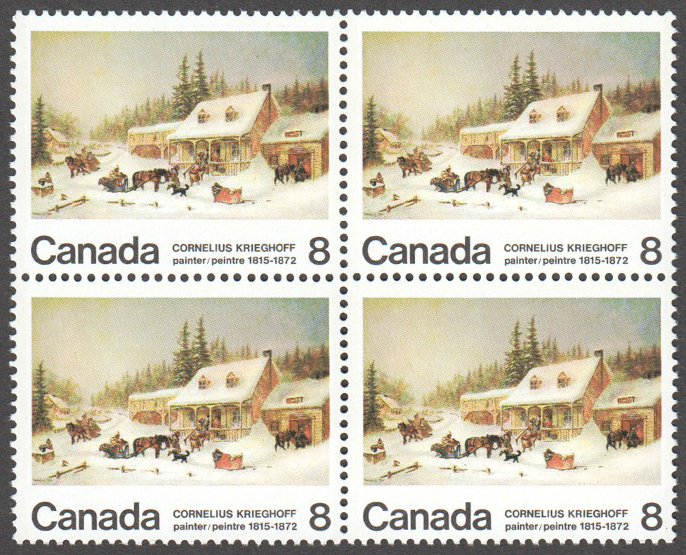 Canada Scott 610p MNH Block (A10-1) - Click Image to Close